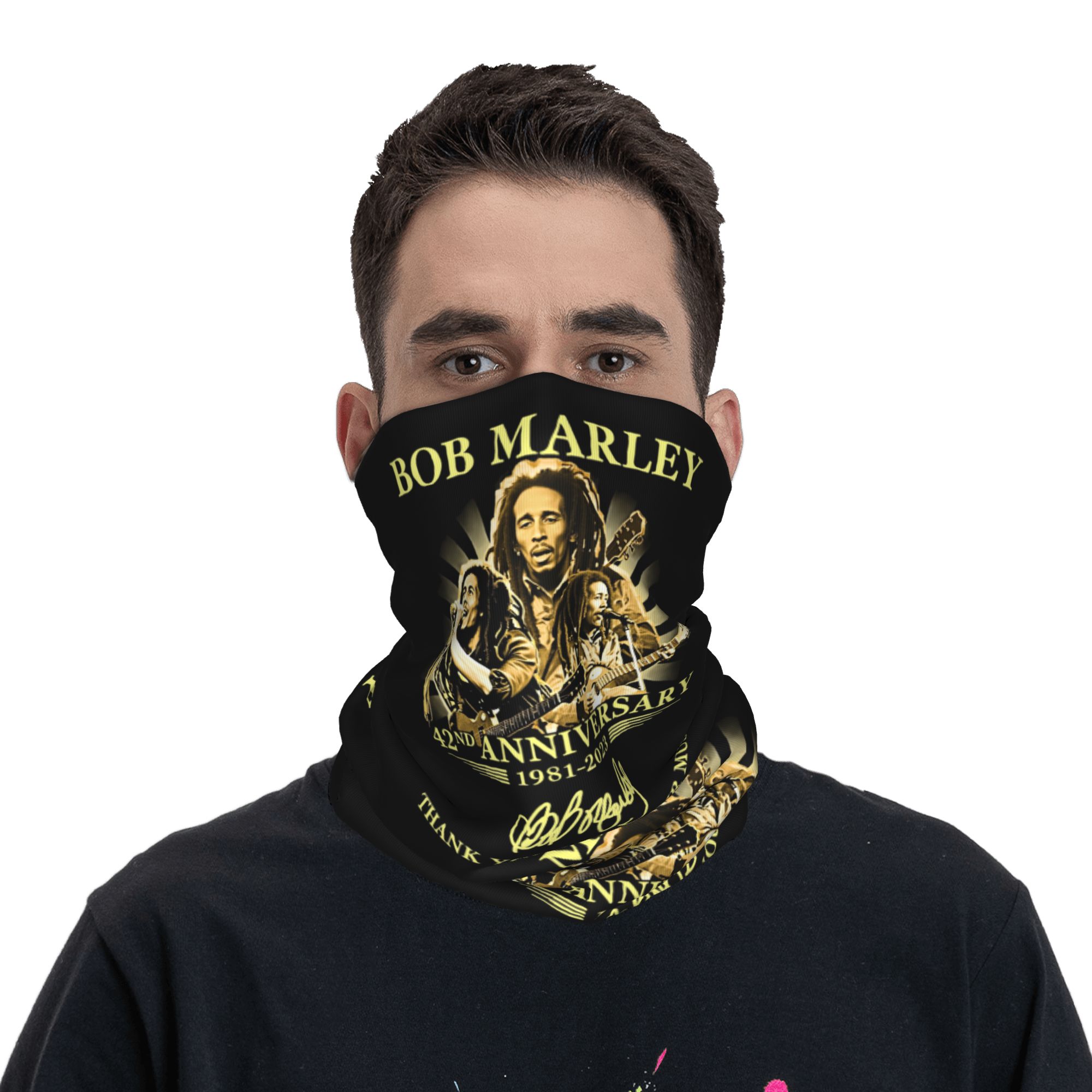 مخصص جامايكا المغني الريغي روك - مراجعة Neck Gaiter Fleece وسعره