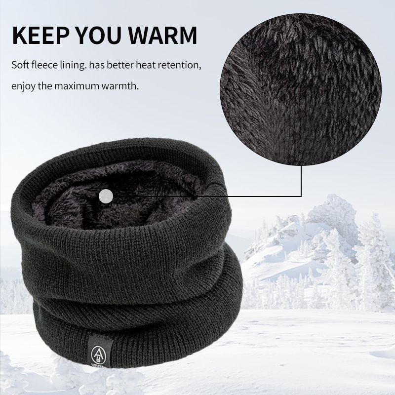 واقي رقبة شتوي مزدوج الطبقات م - مراجعة Neck Gaiter Fleece وسعره