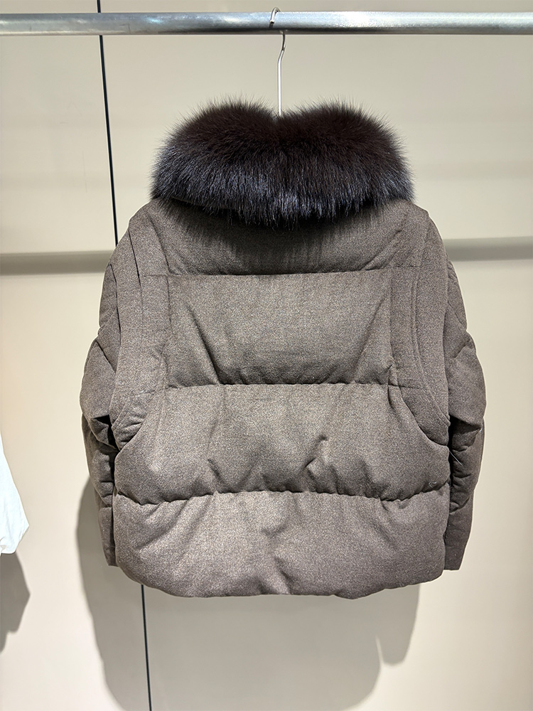 جاكيت شتوي جديد للنساء مبطن بر - مراجعة Wool Coat Peacoat وسعره