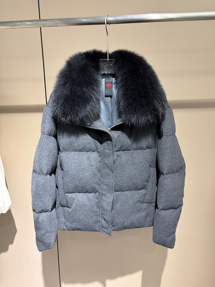 جاكيت شتوي جديد للنساء مبطن بر - مراجعة Wool Coat Peacoat وسعره