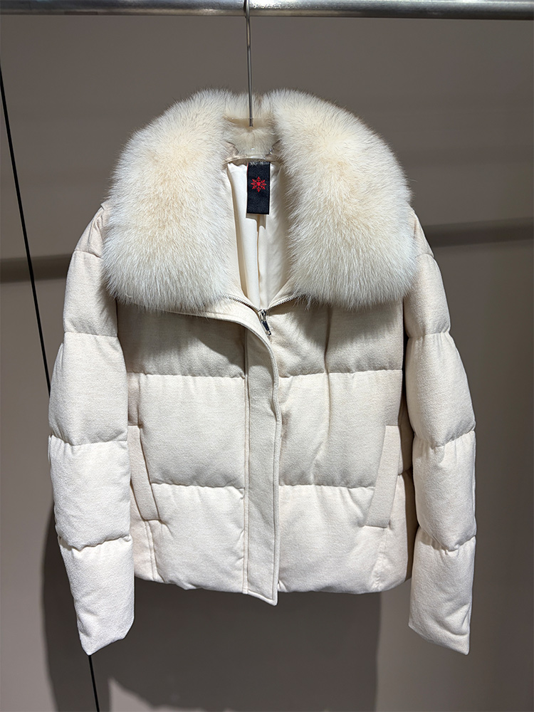 جاكيت شتوي جديد للنساء مبطن بر - مراجعة Wool Coat Peacoat وسعره