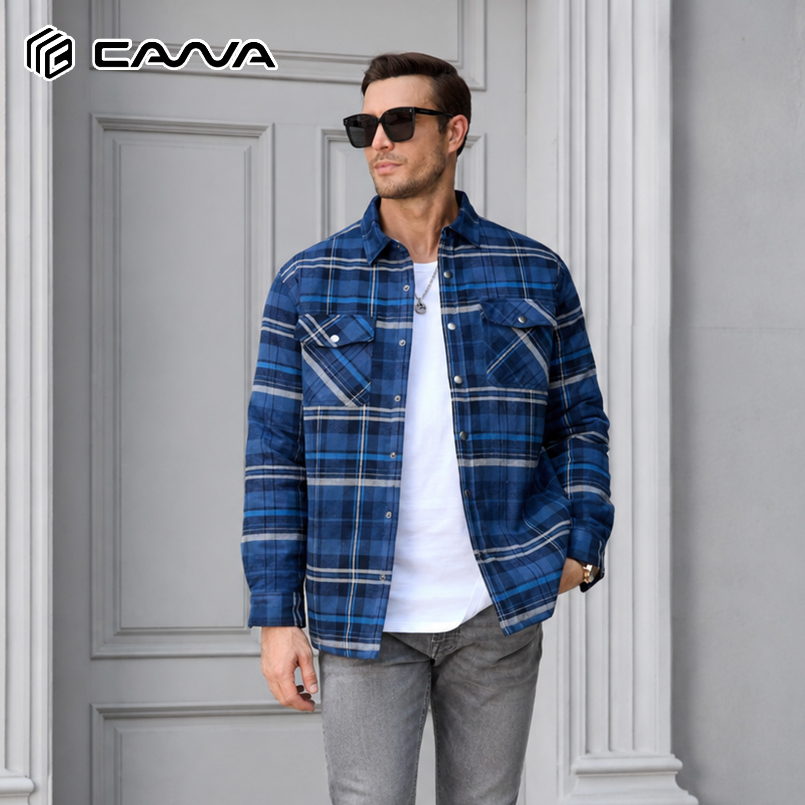 قميص شتوي رجالي من الفلانيل، ج - مراجعة Flannel Shirt Lined وسعره