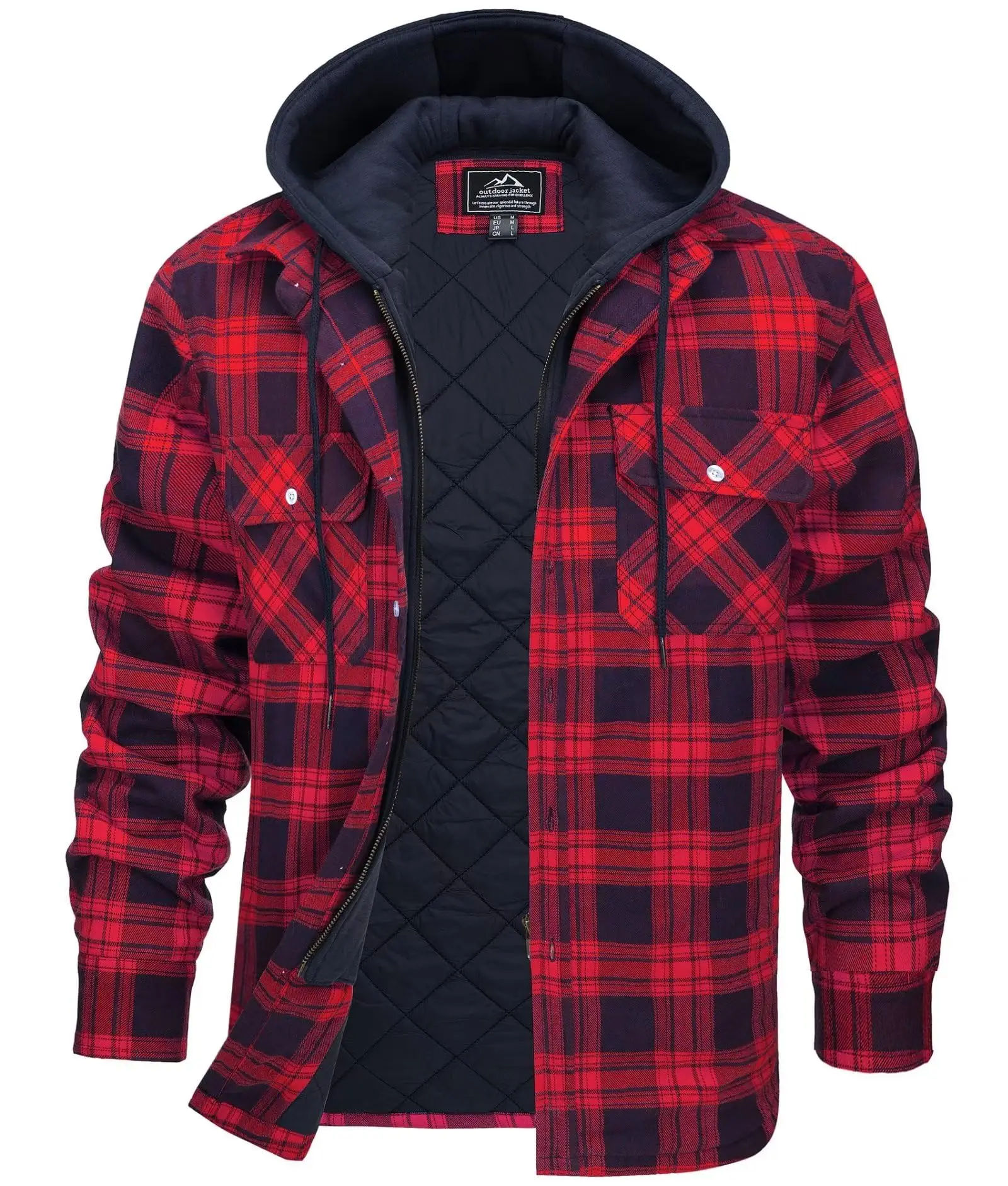 جاكيت قميص فلانيل رجالي 2026 م - مراجعة Flannel Shirt Lined وسعره