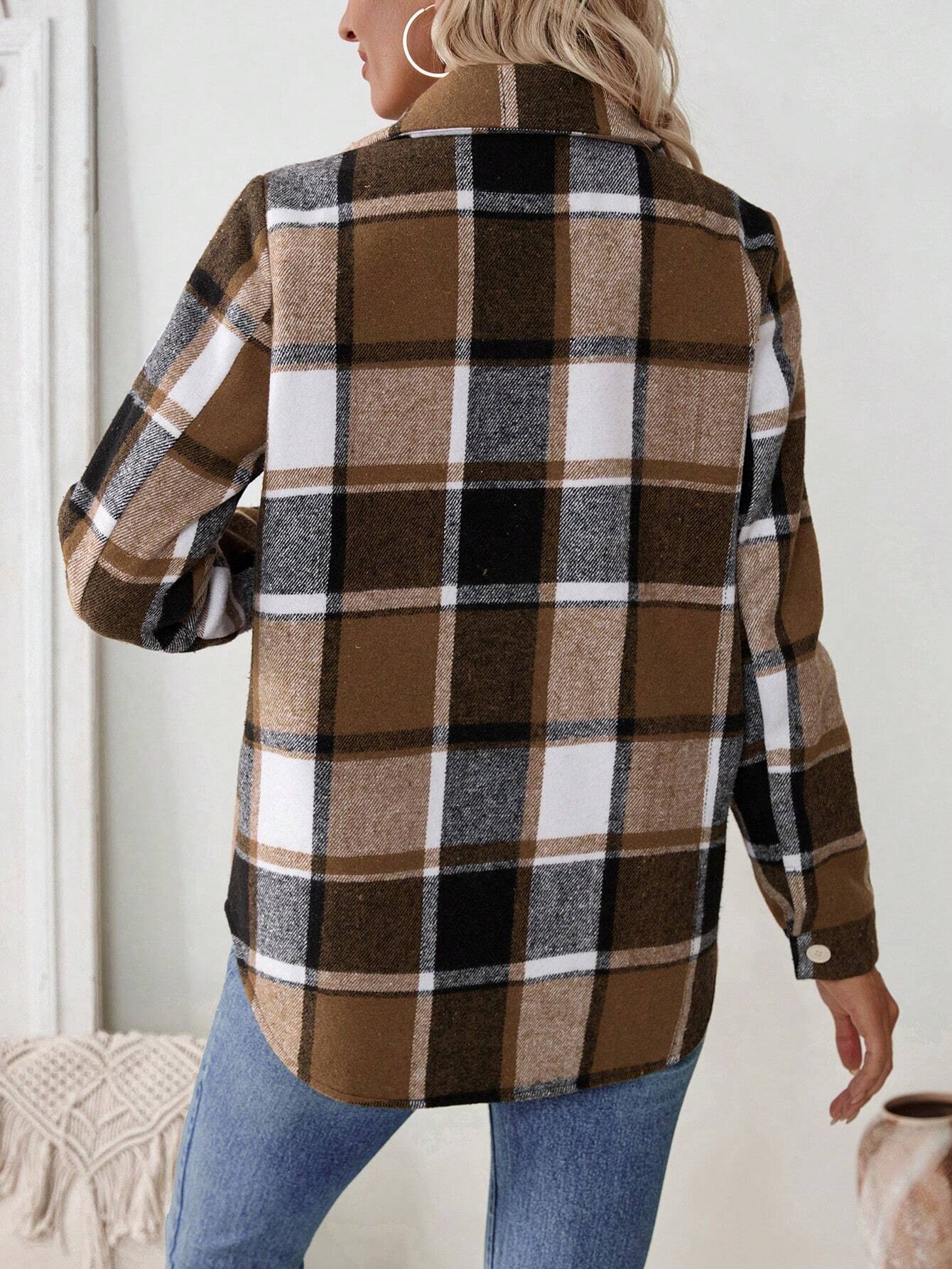 جاكيت قميص نسائي من الفلانيل ب - مراجعة Flannel Shirt Lined وسعره